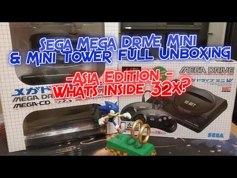 Sega Genesis Mini 'mini tower' includes a Sega CD, 32X, Sonic
