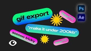 Tips & Tricks on Exporting GIF (How to minimise file size, while keeping the quality) screenshot 4