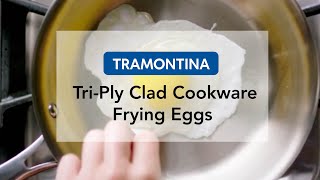 Tramontina - Tri-Ply Clad Stainless Steel Fry Pan video