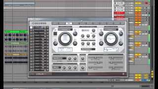 Access Virus TI Tutorial. "Mid range Vowel Bass"  D and B.