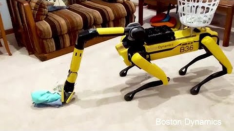Boston Dynamics gives robot dog 