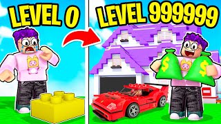 Can We Go MAX LEVEL In ROBLOX BRICK BUILDING SIMULATOR!? (Roblox Building Blocks Simulator!) screenshot 2