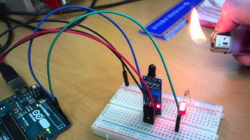 Arduino Uno 로 디지털 화염센서를 이용해 LED 제어하기