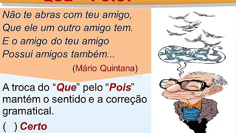 Quais são as conjunção explicativa?