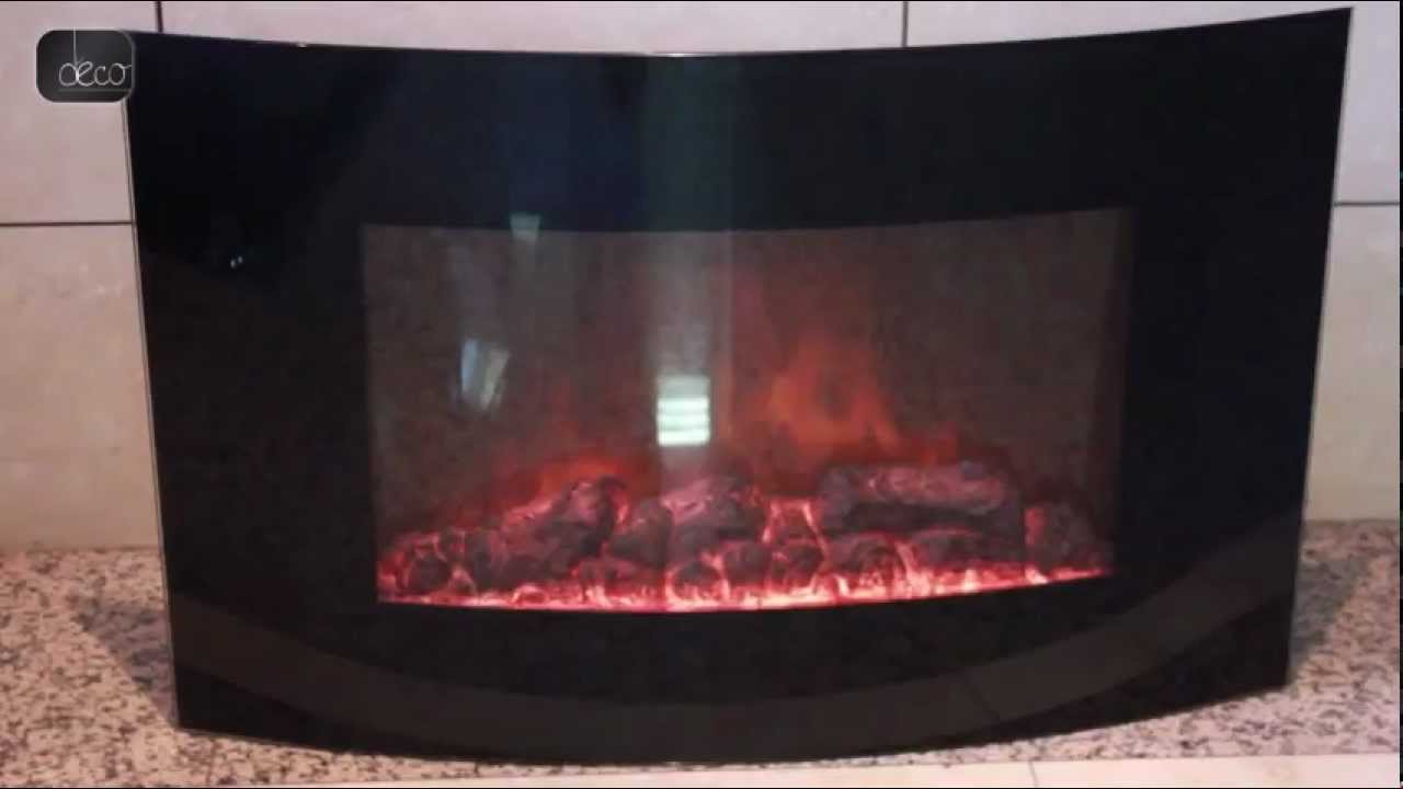 Cheminée décorative / radiateur électrique mural buche youtube