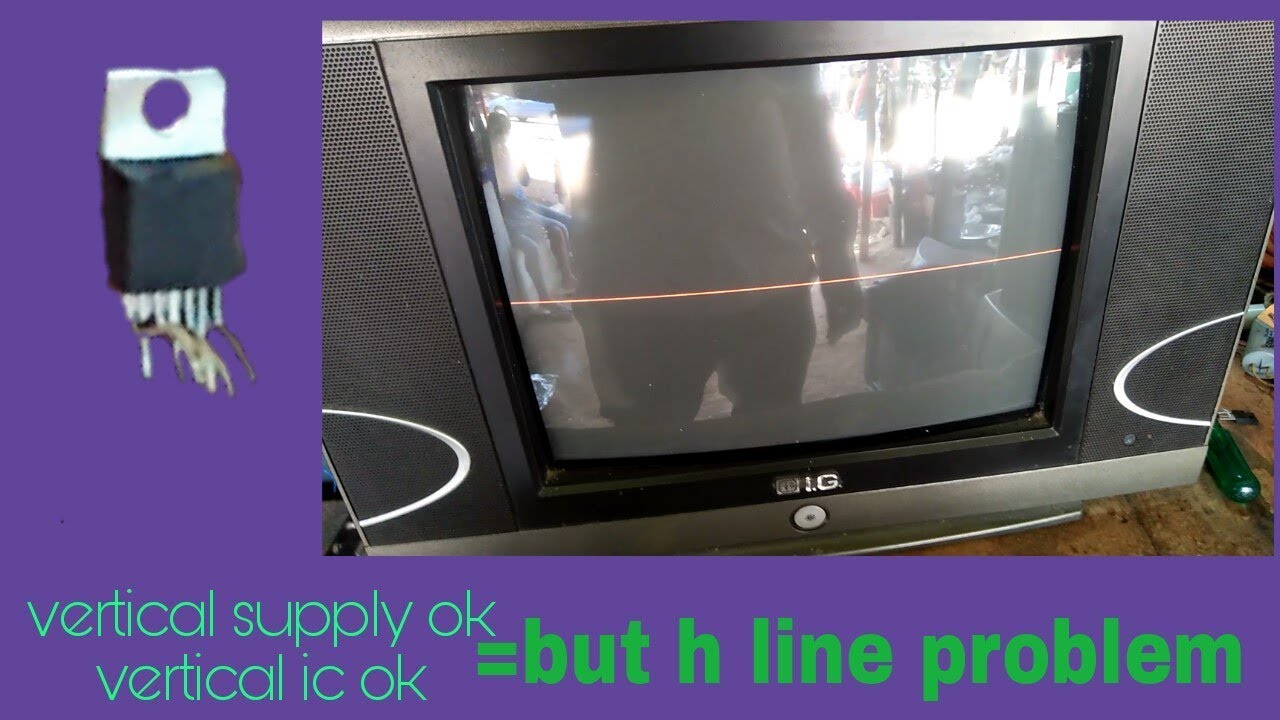 How To Solved Horizontal Line Of Tv YouTube
