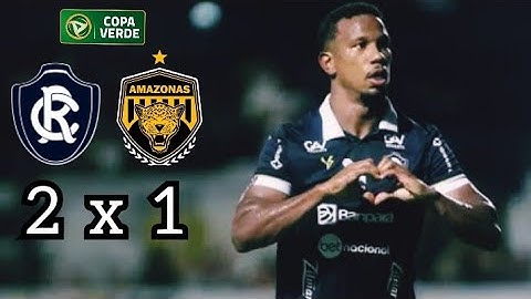 Clube do Remo 2 x 1 Amazonas | Copa Verde 2024 | Quartas de Final - Jogo de Ida