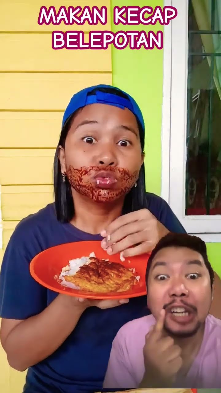 MAKAN KECAP JANGAN BELEPOTAN!!!?? #comedy #funny #food #foodie #shortsfeed