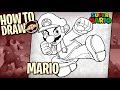 How to Draw MARIO (Super Mario Bros.) | Narrated Easy Step-by-Step Tutorial