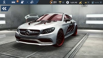 Nfs no limits : Mercedes AMG C63S Coupé, stage up 7(driver outskirts)