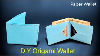 How to Make a Cute Paper Wallet | Origami paper Purse |Origami Wallet|DIY Mini Paper Wallet/Craft screenshot 5