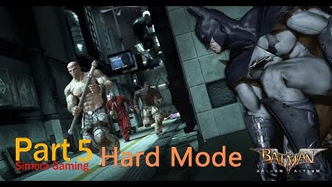 Batman:  Arkham Asylum - Return to Arkham  ( Hard Mode - Action Game ) Gameplay Walkthrough - Part 5