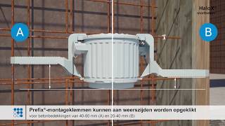 Betoninbouwbehuizing Halox - Stortbeton