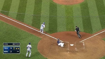 TEX@MIN: Nunez delivers an RBI single to tie game