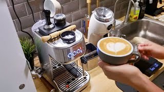 Latte Art Tutorial | Automatic Milk Steaming