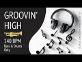Groovin' High | 140 bpm | Bass & Drums Only | Play-Along Backing Track