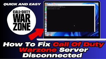 How To Fix Call Of Duty Warzone Server Disconnected (Connection To The Blizzard Game Server is Lost)