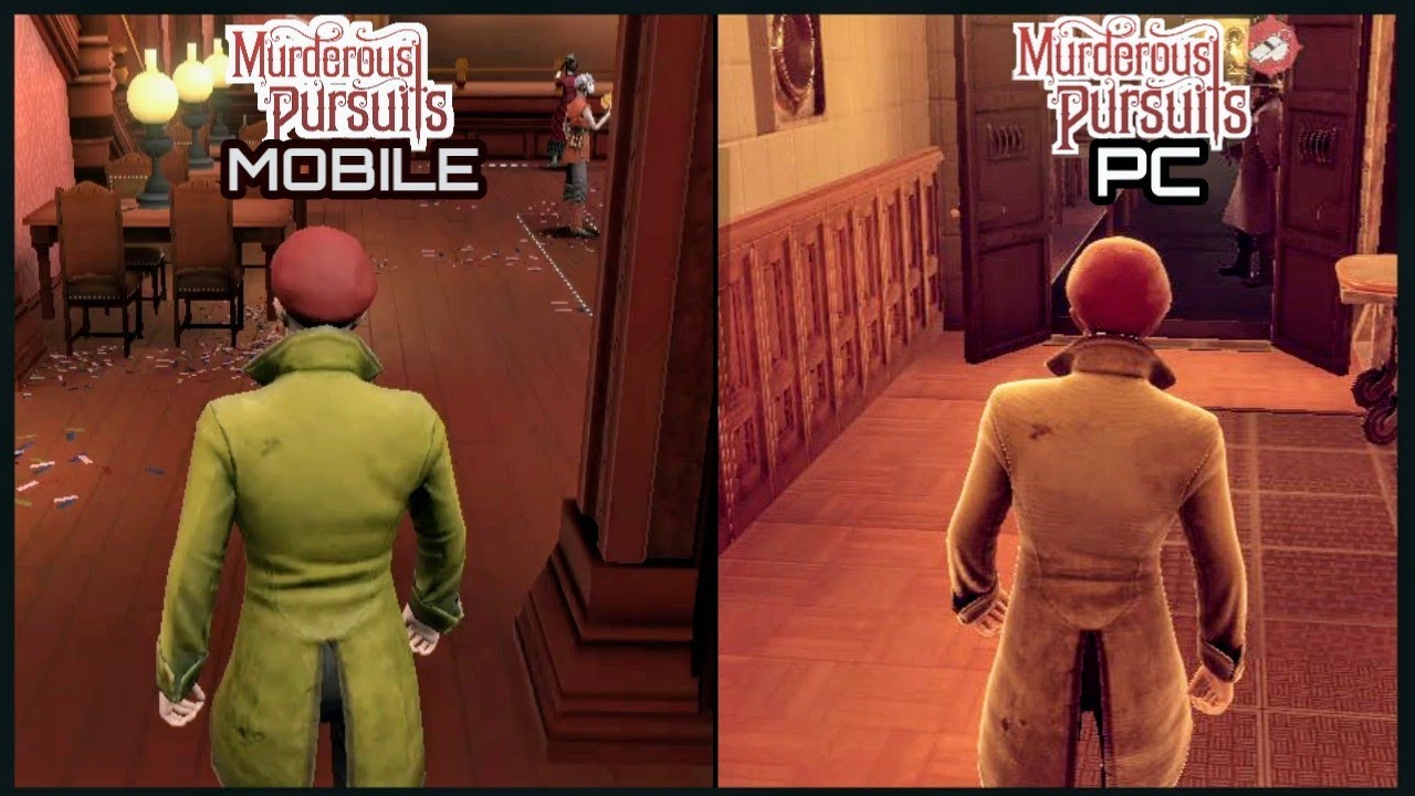 Murderous Pursuits Mobile Vs pc | murderous pursuits gameplay comparison | murderous pursuits!!