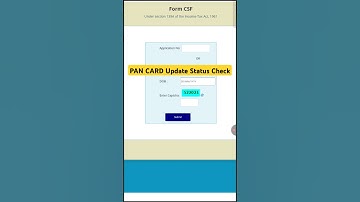 pan card update status check/how to check pan card status utiitsl/pan card correction status check
