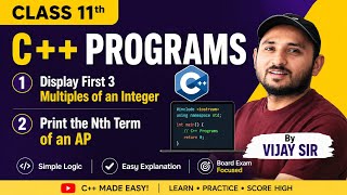C++ Programming for Beginners 🔥 Class 11th/12th Science by Vijay Sir