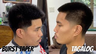 How to do BURST TAPER | TAGALOG tutorial | with SIMON ENCISO