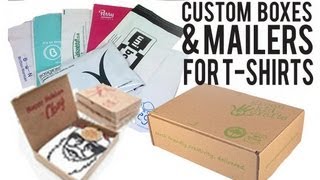 how to make custom boxes and mailers for your tshirt business