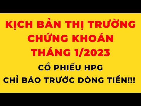 Video KỊCH BẢN THỊ TRƯỜNG CHỨNG KHOÁN THÁNG 1/2023 | CỔ... - youtube