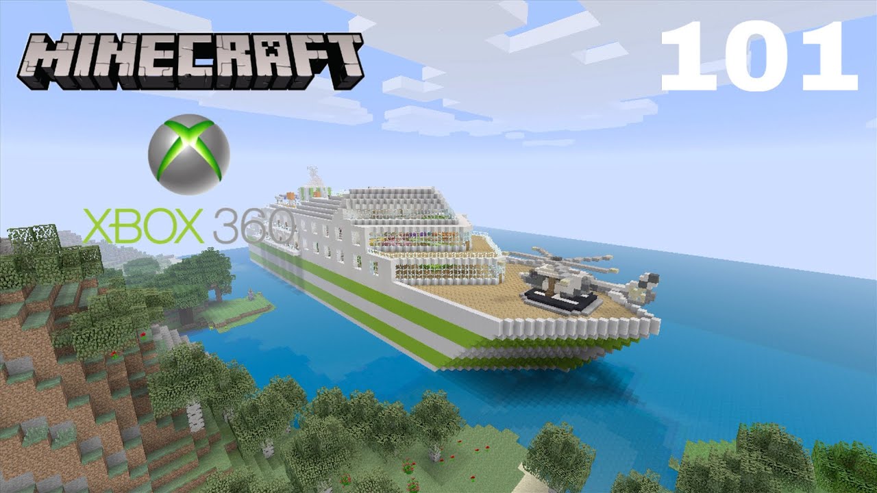 Minecraft Xbox 360 - Massive Cruise Ship [101]