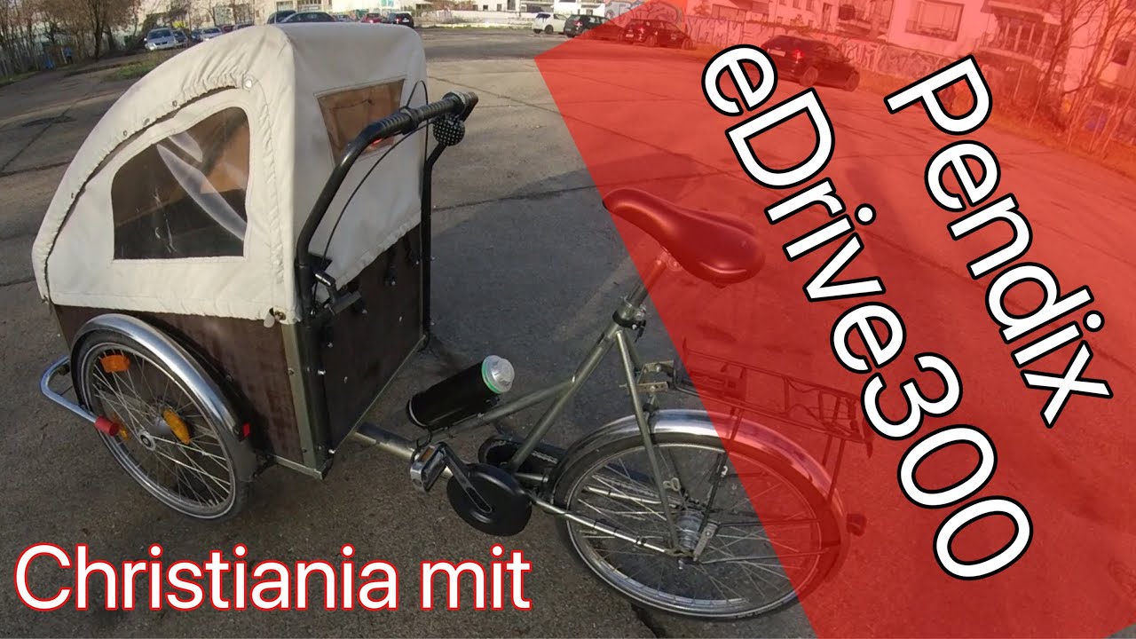 Pendix Edrive300 Pendix eDrive300 an einem Christiania Lastenrad - YouTube