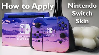 How To Apply Amazingskins Nintendo Switch Skin