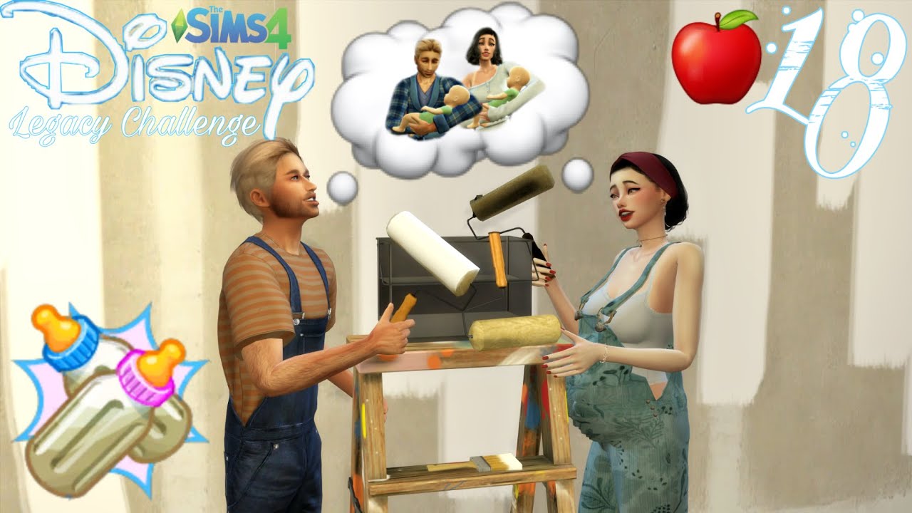 Wie Kann Man In Sims 4 Zwillinge Bekommen RENOVIERUNG für die Zwillinge! 👶🏻👶🏻 | Disney Legacy Challenge ~ Snow