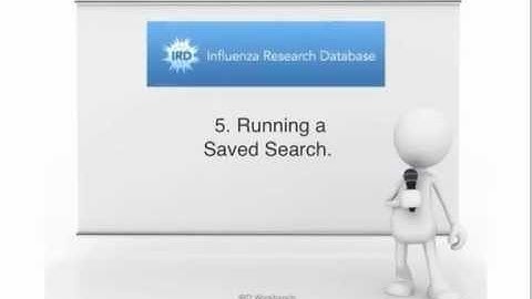 IRD Workbench: 5. Run a Saved Search