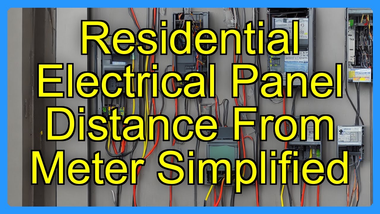 Residential Electrical Panel Distance From Meter Simplified - YouTube