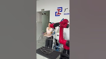 Non-programming spray painting robot.#industrial #robot #welding #spraying #palletizing #stamping