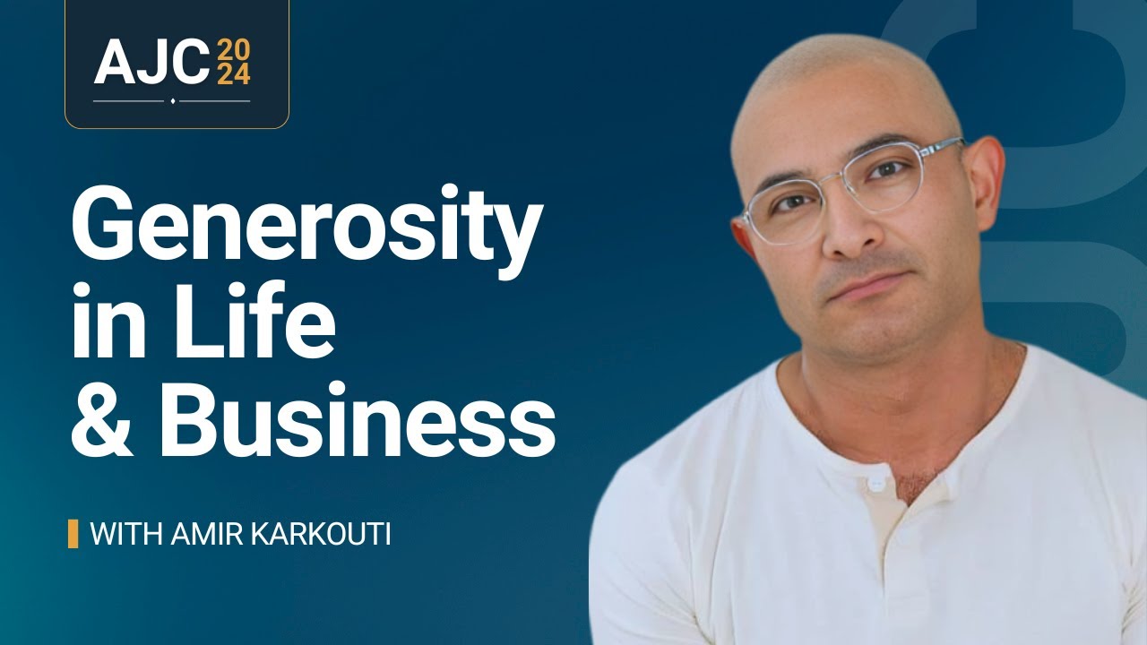 Generosity in Business and Life | Interview with Amir Karkouti for AJC 2024
