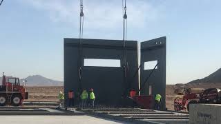 Footings Poured at Reality Based Training Center by LVMPD Foundation