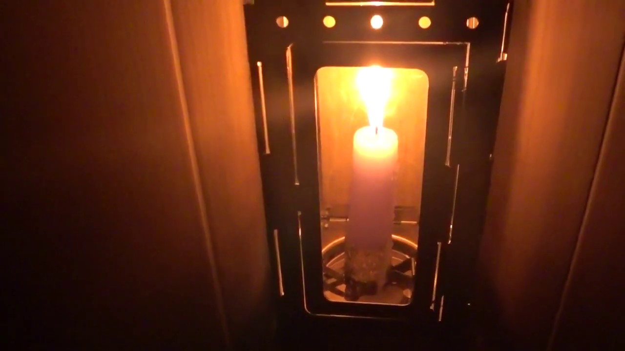 Bushcraft Swiss Army Folding Candle Lantern/부쉬크래프트 스위스군용 접이식 양초 랜턴