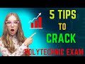 5 tips to Crack polytechnic entrance exam || polytechnic entrance exam preparation