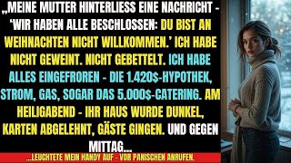 „Ich fror jedes Konto ein… und ihre Welt brach an Weihnachten zusammen “