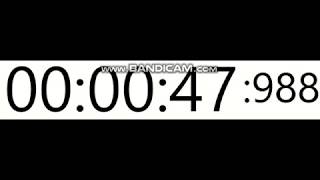 Countdown 200 seconds ( v 720 ) 3 minute and 20 seconds in Windows 10 timer