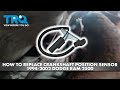 How to Replace Crankshaft Position Sensor 1994-2002 Dodge Ram 2500