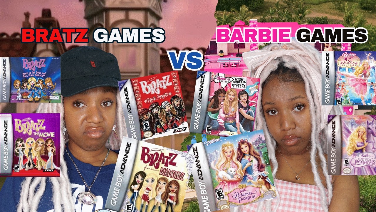 Bratz Games vs Barbie Games👑🎮 Who did it better?