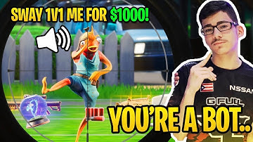 FaZe SWAY 1v1 *TOXIC* Controller Player for $1000 and THIS happened...