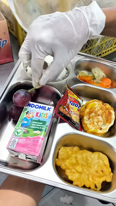 Menu makan bergizi gratis hari ini😋🥳 #shorts #mbg #viral #fyp