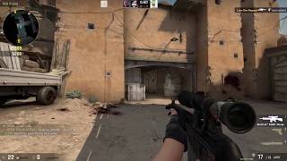 Killing without scope using all 4 sniper rifles in CSGO