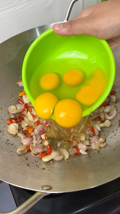 My husband never gets bored with this egg dish even though it's so easy to make.