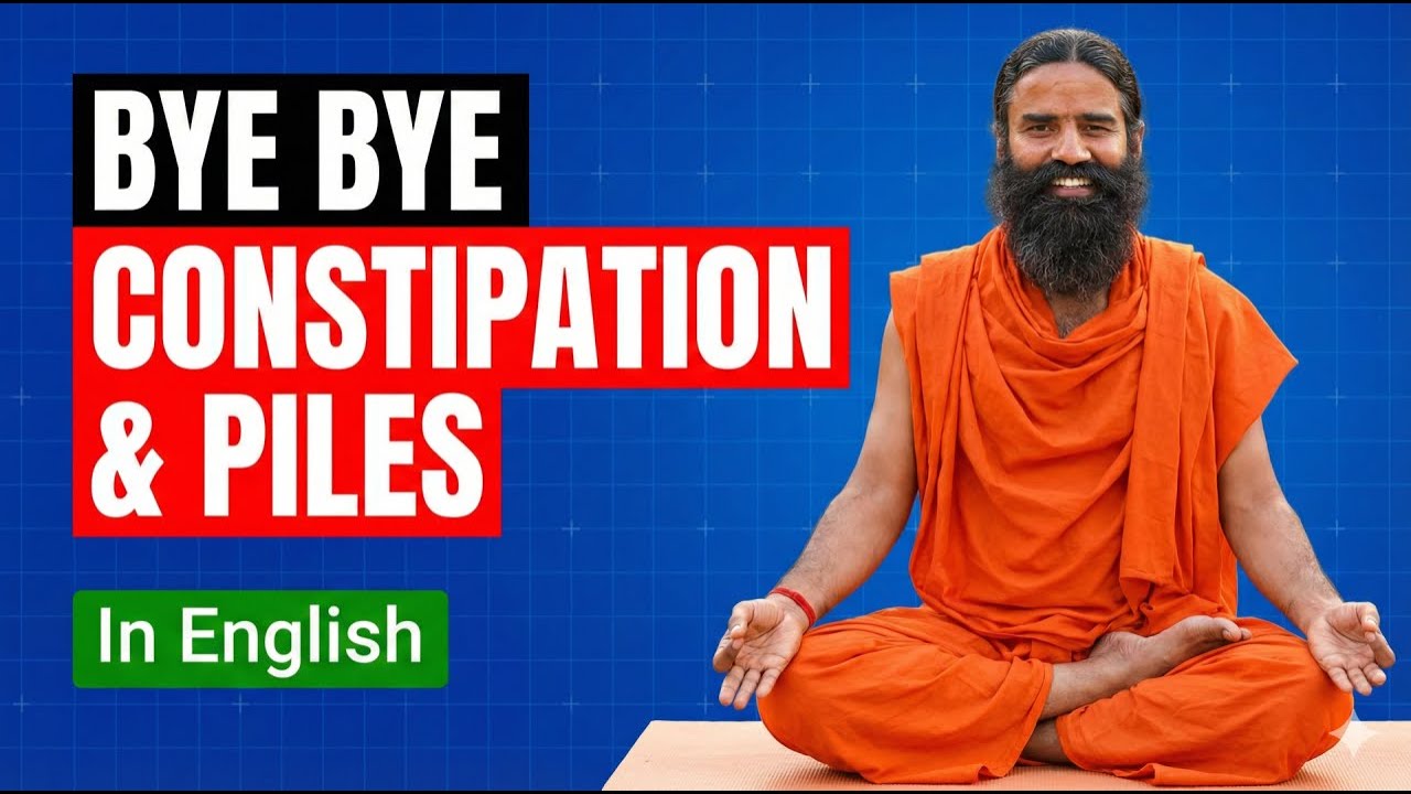 Fix Constipation & Piles Forever: 1 Hour Yoga, Pranayama & Home Remedies