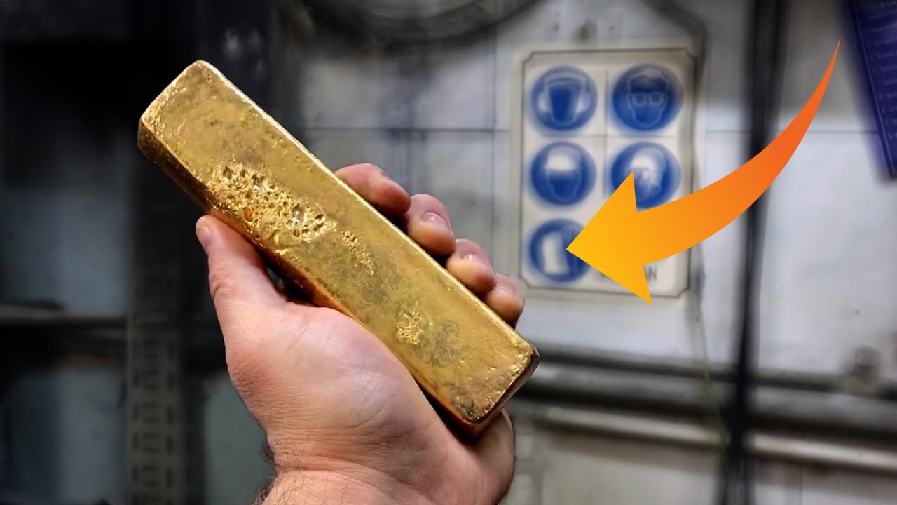 Как они плавят золото?