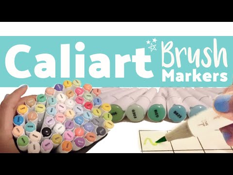 Caliart 51 Brush Tip Markers Review