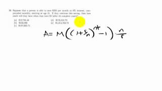 Math 101 Final Exam #36